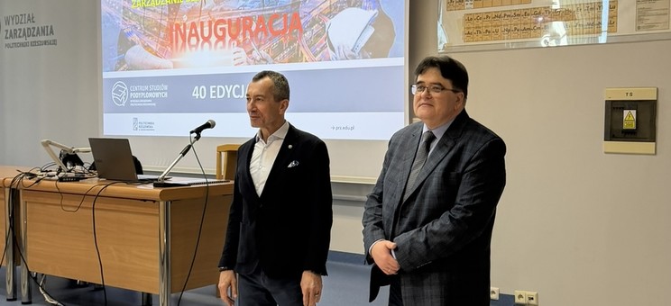 Od lewej: prof. dr hab. Grzegorz Ostasz, dr Adam Laska