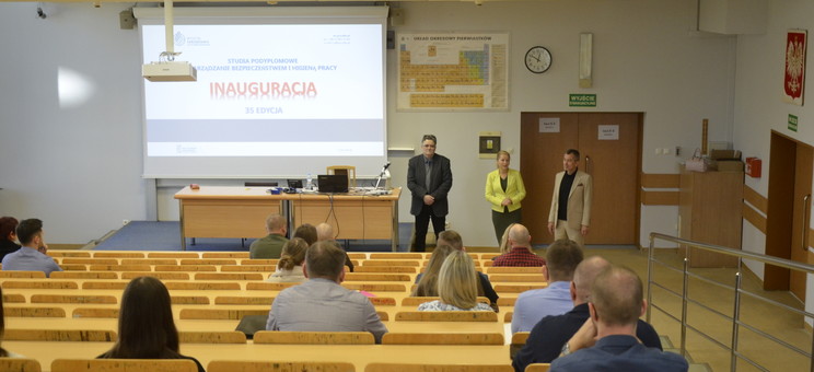 Inauguracja 35. edycji Zarządzanie bezpieczeństwem i higieną pracy