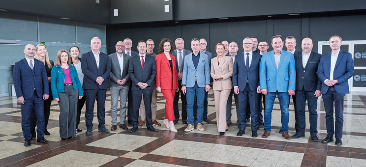 Członkowie Rady Biznesu przy Wydziale Zarządzania Politechniki Rzeszowskiej