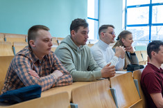 Studenci studiów podyplomowych podczas inauguracji, fot. A. Surowiec
