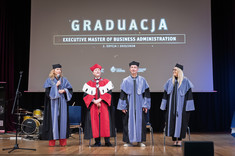 Od lewej: dr hab. Beata Zatwarnicka-Madura, prof. PRz; prof. dr hab. inż. Jarsoław Sęp; prof. dr hab. Grzegorz Ostasz; dr Justyna Stecko